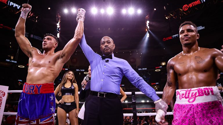 Tommy Fury won his US debut