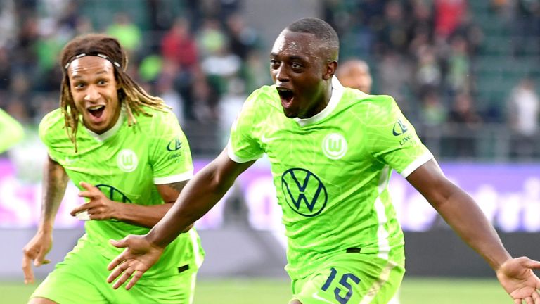 Jerome Roussillon secured Wolfsburg a third straight win