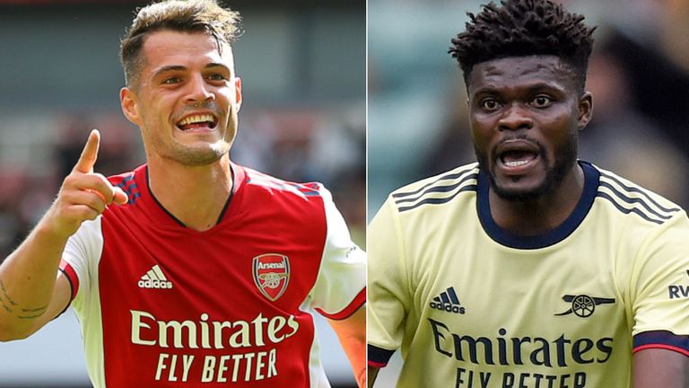 AP: Xhaka and Partey