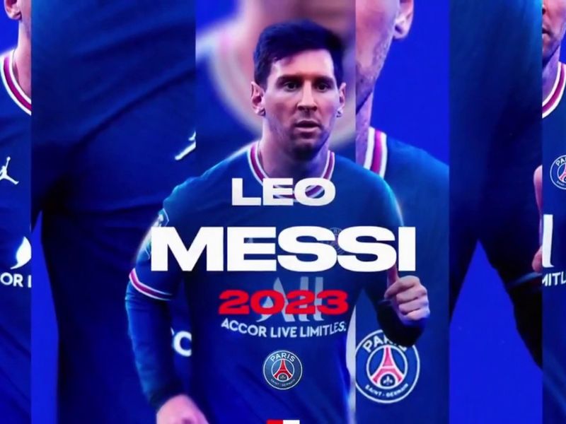 Lionel Messi joins Paris Saint-Germain on two-year contract after leaving  Barcelona, Football News
