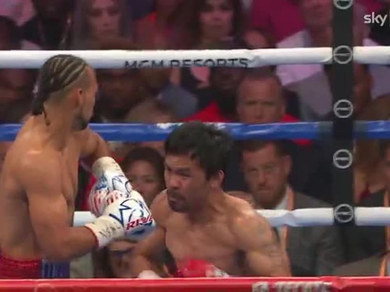 Manny Pacquiao vs. Yordenis Ugas fight results, highlights: Cuban champ  upsets Filipino legend to retain title 
