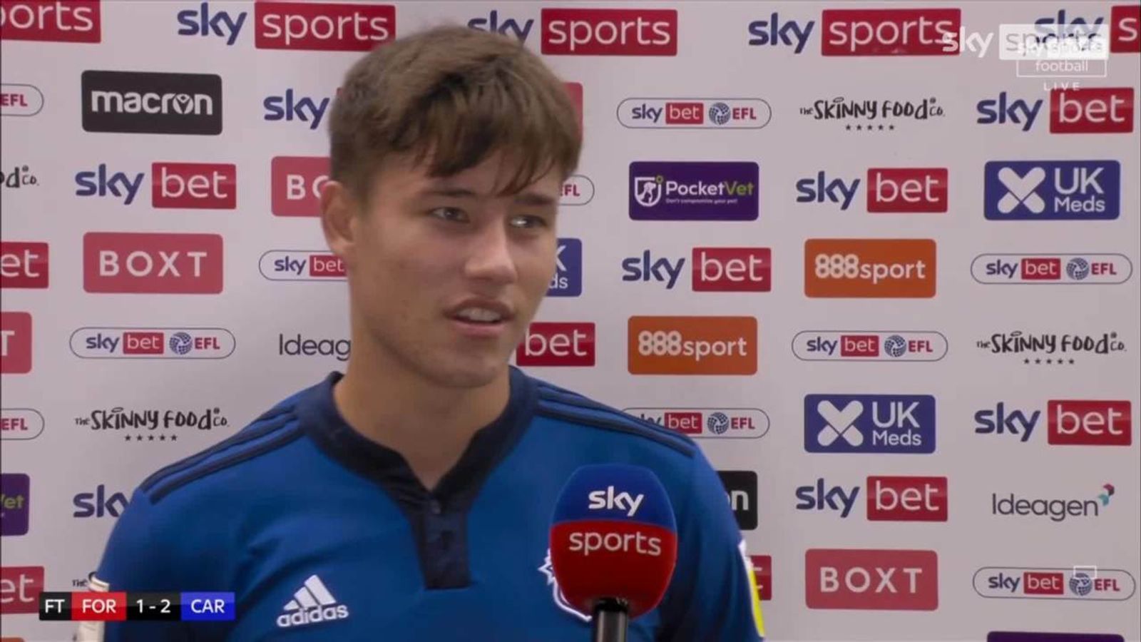 Kevin Colwill Ruffneck Colwill double wins it for Cardiff | Football News | Sky Sports