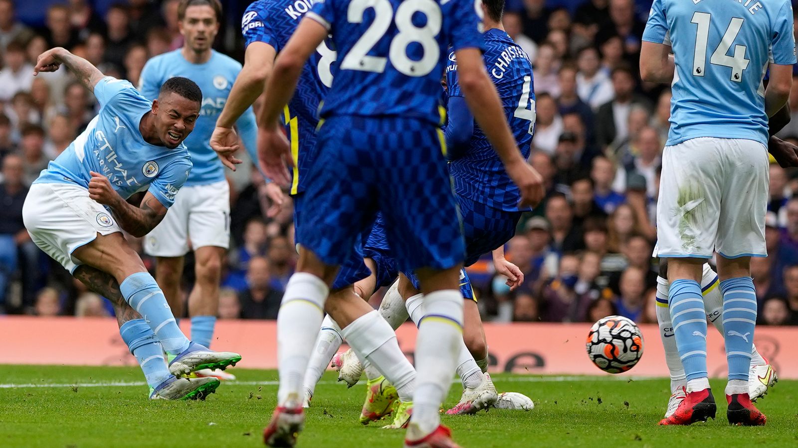 Chelsea 0-1 Man City: Gabriel Jesus hands Thomas Tuchel's side first ...