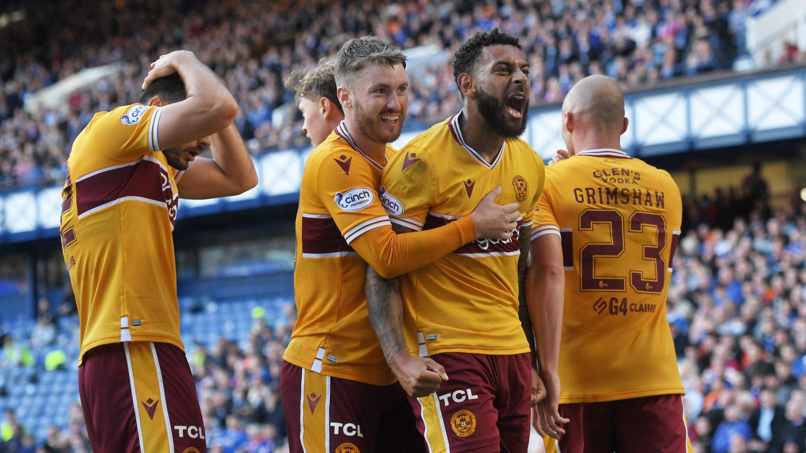 Rangers 1-1 Motherwell Gers drop first points at Ibrox in 18 months Football News Sky Sports