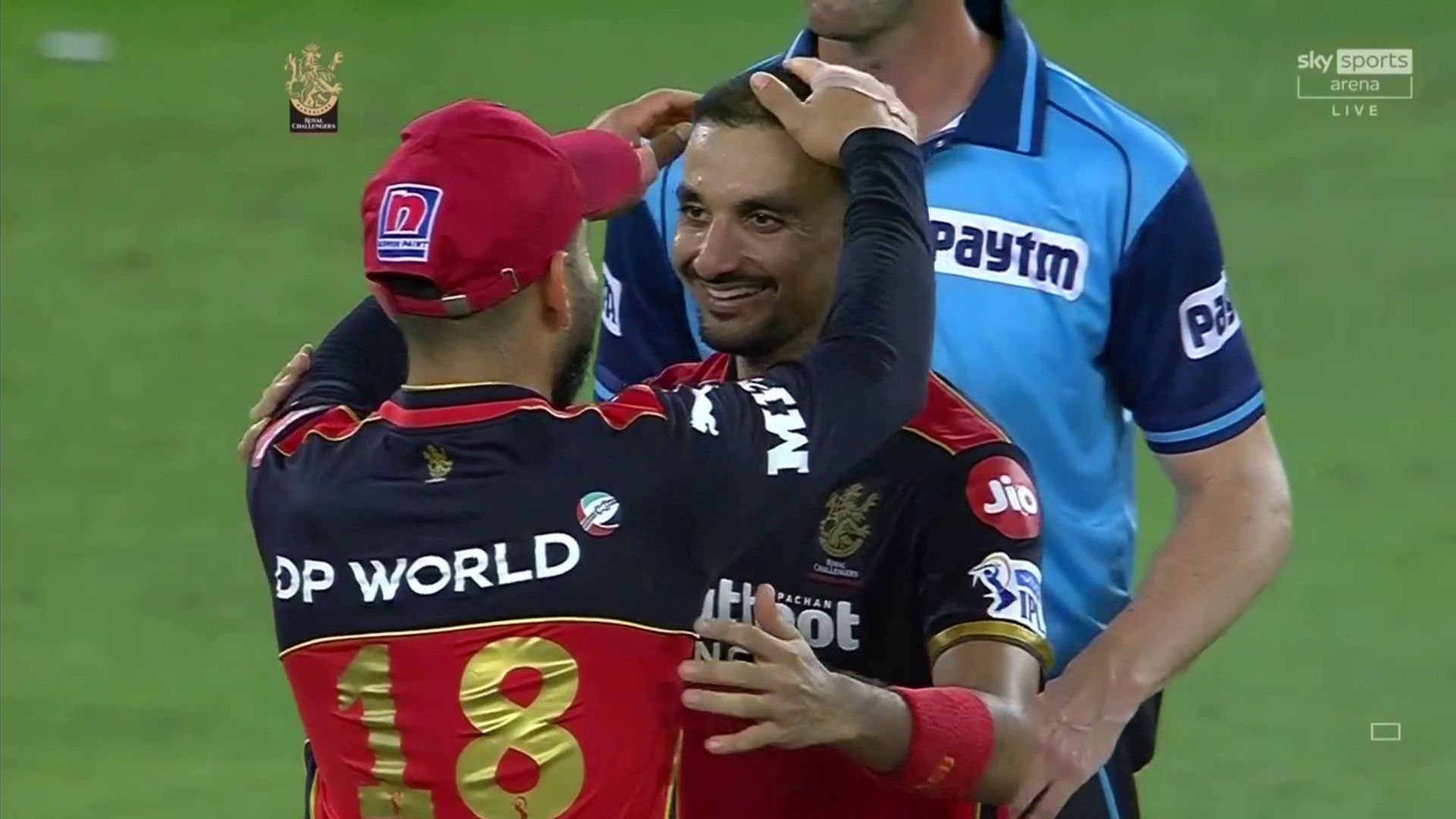 Harshal takes hat-trick as RCB hammer Mumbai