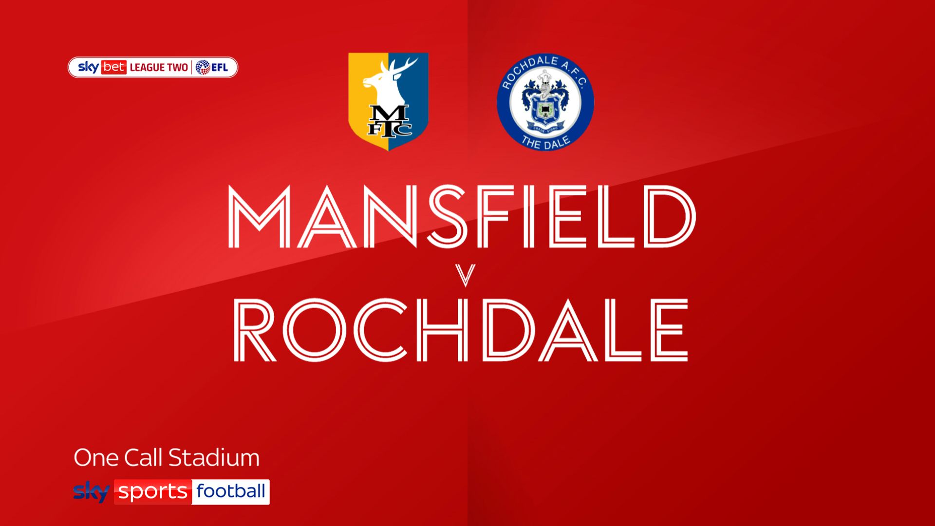 Mansfield end losing streak against Rochdale