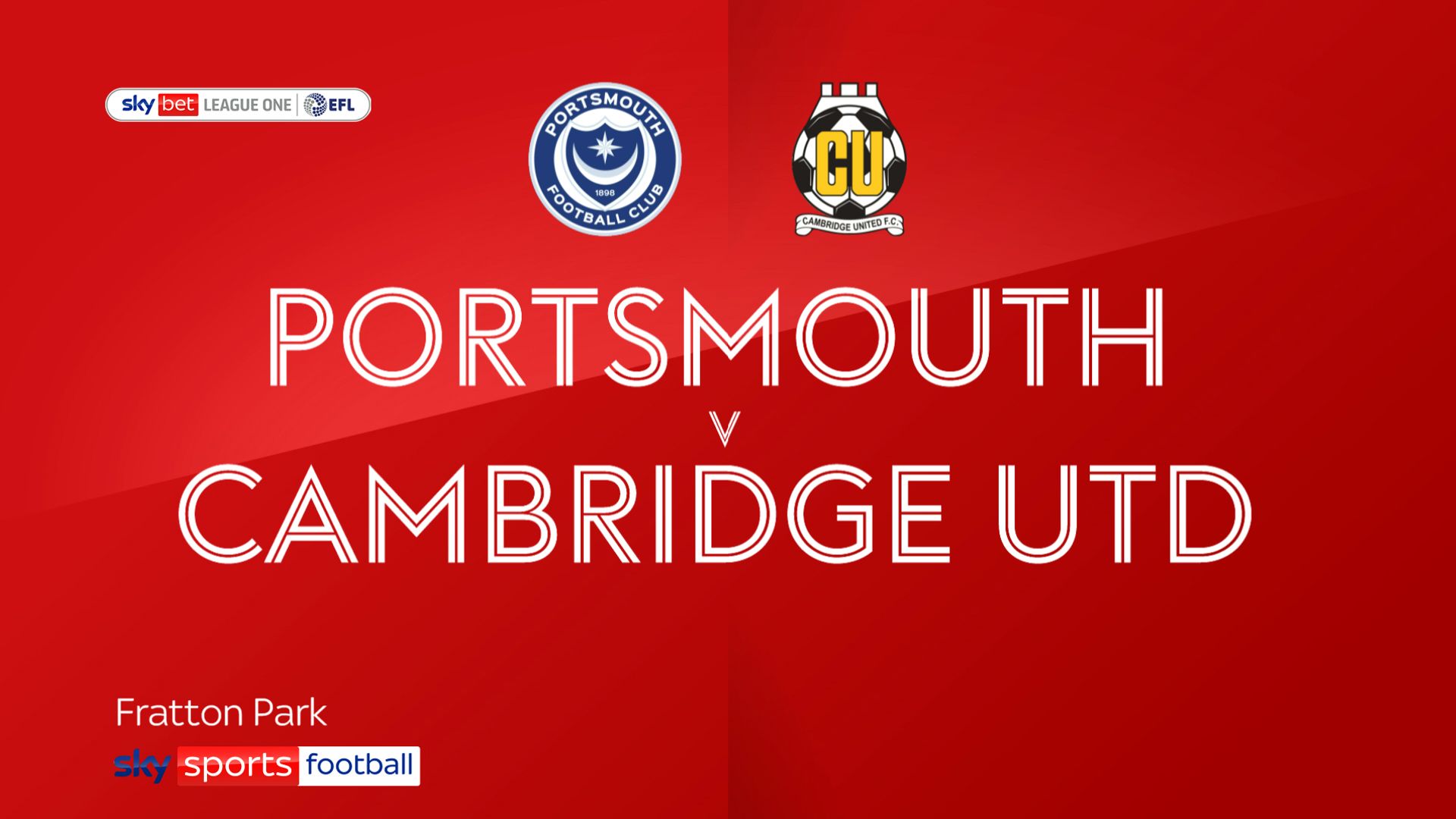 Unbeaten Portsmouth come from behind to put four past Cambridge