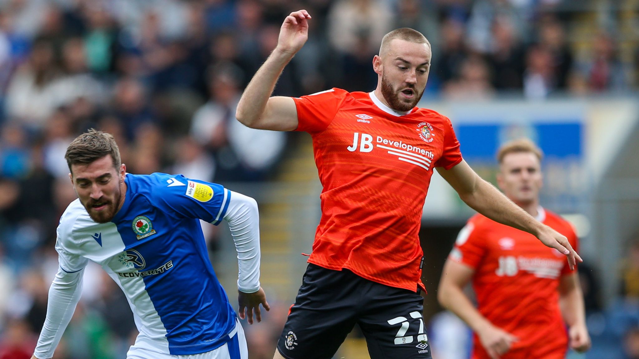 Blackburn Rovers 2 2 Luton Town Hatters Battle Back For Last Gasp Draw Football News Sky Sports