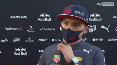 Verstappen on his engine change