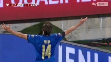 Chiesa scores sensational goal for Italy