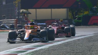 Norris overtakes Leclerc for second