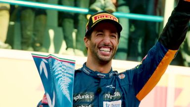 Ricciardo reflects on first McLaren win