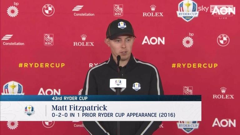 Matt Fitzpatrick explains why his game is in better shape than it was for his rookie Ryder Cup appearance in 2016 and why he feels more comfortable in Team Europe for this year's contest