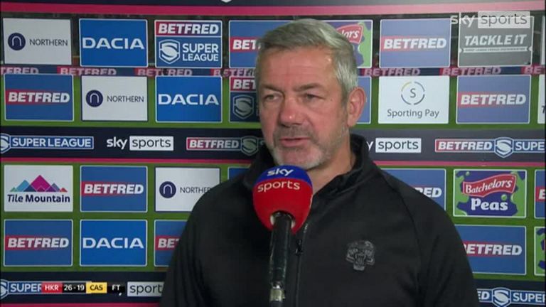 Daryl Powell said although their were some decisions that went against Castleford, Hull KR were the better team