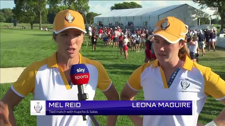 Leona Maguire dijo que el medio punto de Europa contra el dúo estadounidense Salas y Kupcho casi se sintió como una victoria 