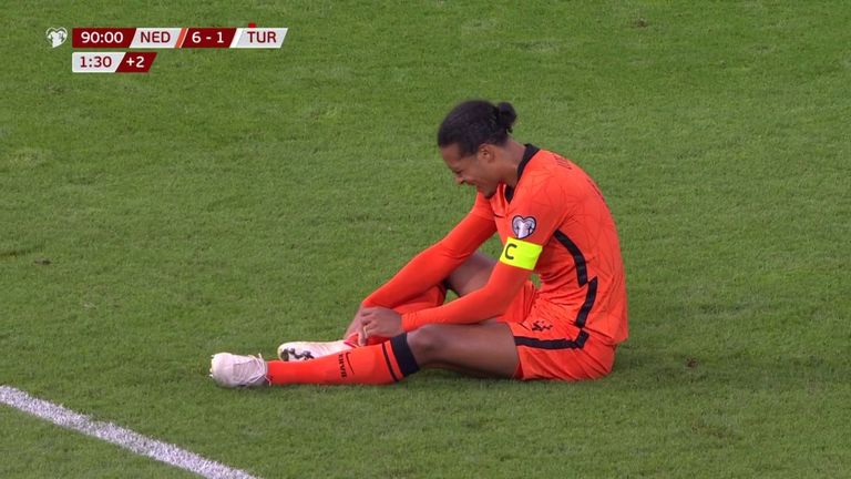 Virgil Van Dijk Liverpool Defender Plays Down Ankle Injury Concerns Virgil Van Dijk Liverpool Defender Plays Down Ankle Injury Concerns