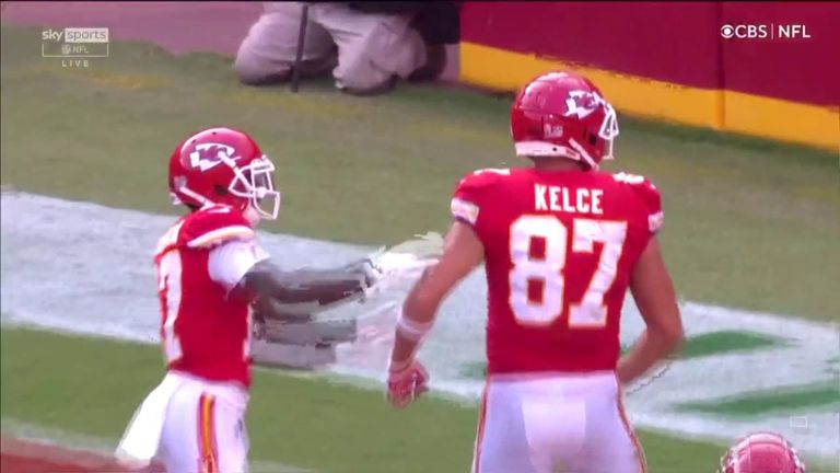 Travis Kelce reconnected when the Kings led Brown for the first time - just seven minutes before the action.