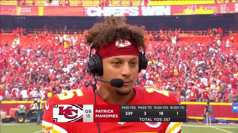 Mahomes rallies Chiefs to win over Browns