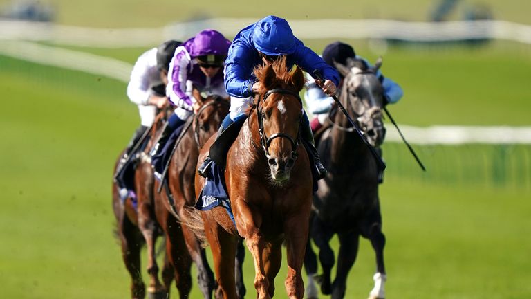 William Buick riding Modern Games to victory