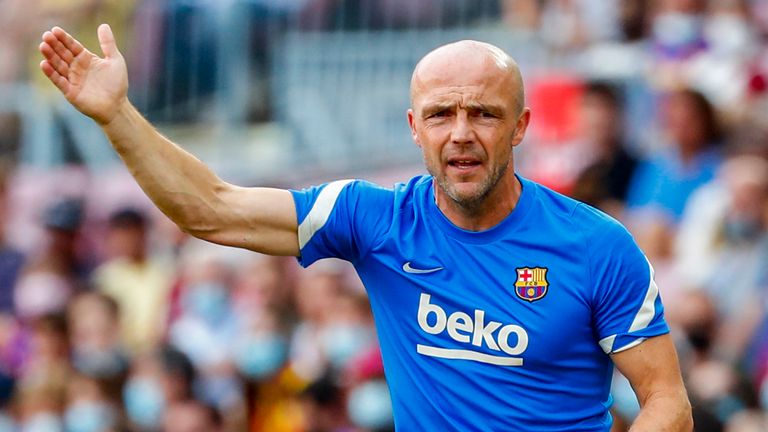 Barcelona assistant head coach Alfred Schreuder took charge against Levante amid Ronald Koeman's two-match touchline ban