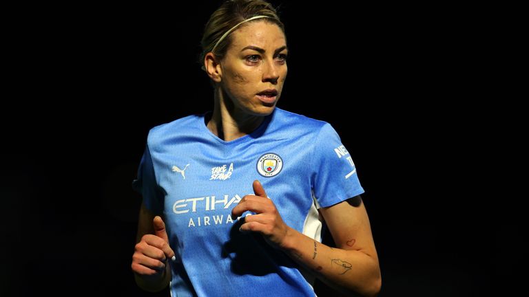 Summer signing Alanna Kennedy is ruled out of Manchester City's FA Cup quarter-final tie against Leicester City on Wednesday after playing for Tottenham earlier in the competition