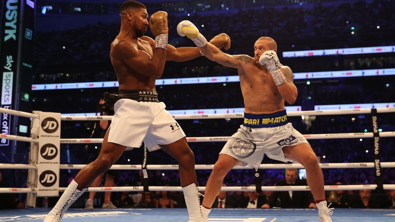 Anthony Joshua contre Oleksander Usyk, IBF, WBA, WBO et IBO Titre mondial des poids lourds, Tottenham Hotspur Stadium, Londres..25 septembre 2021.Photo de Mark Robinson Matchroom Boxing..