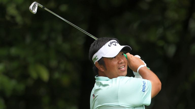 Thailand's Kiradech Aphibarnrat during day four of the BMW PGA Championship at Wentworth