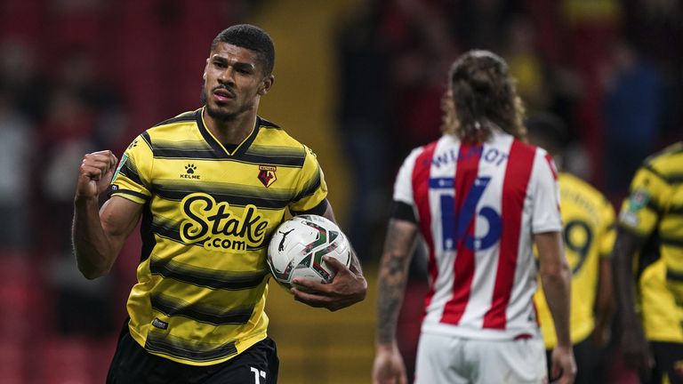 Ashley Fletcher netted for the second round in succession to pull Watford level after half-time