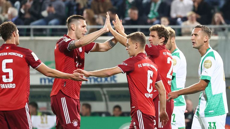 Bayern eased to victory on Friday night