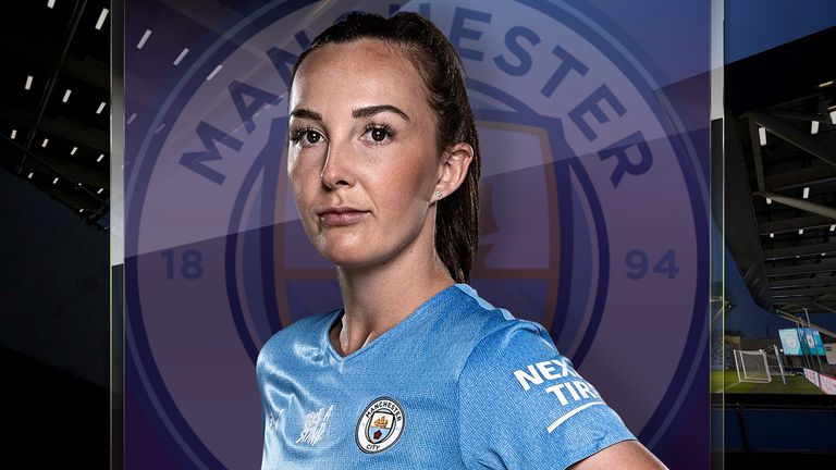 Watch Caroline Weir's Man City take on Arsenal in the WSL this Sunday, live on Sky