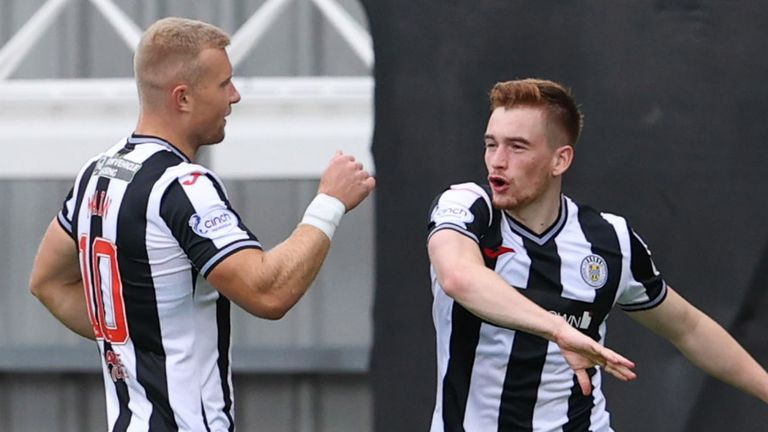 Wolves loanee Connor Ronan was at the double for St Mirren in their first Premiership win of the season