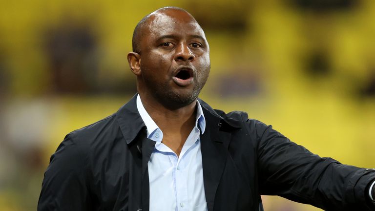 Patrick Vieira's Crystal Palace side face Tottenham Hotspur at the weekend