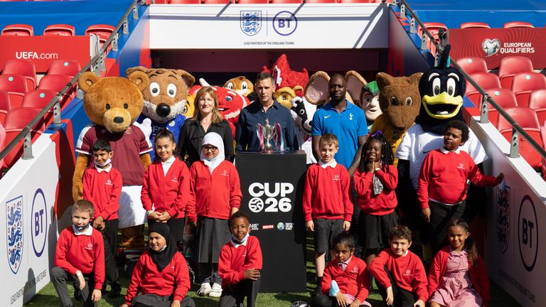 The CUP26 tournament was launched at Wembley Stadium on Tuesday
