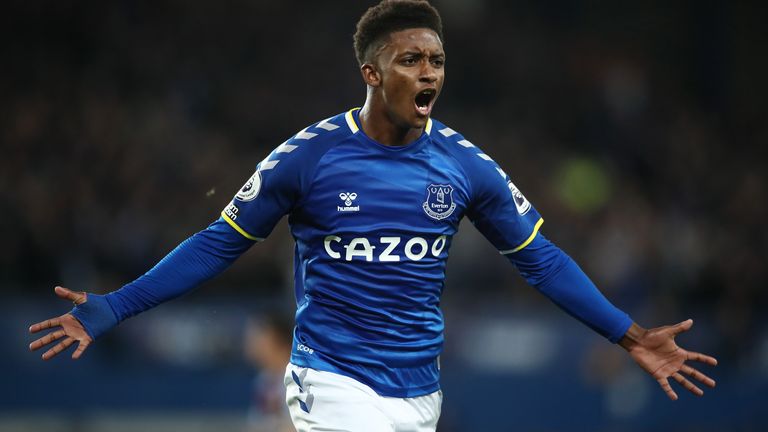 Demarai Gray scored his third goal for Everton