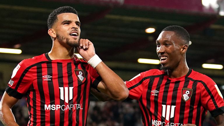 Dominic Solanke a marqué son cinquième but en autant de matchs que Bournemouth a battu QPR au Vitality