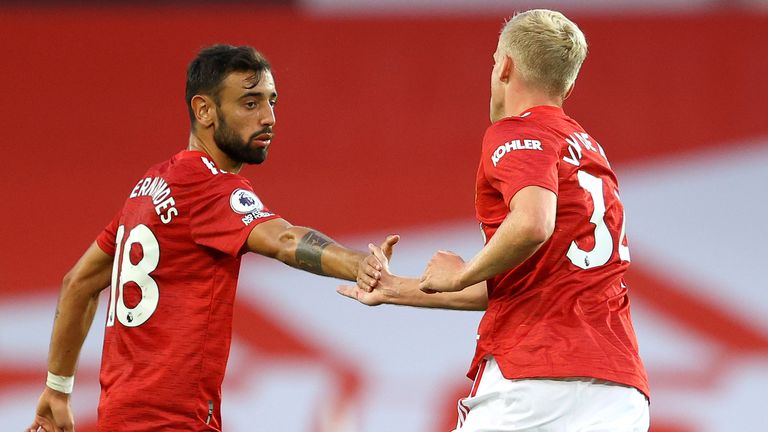 PA - Bruno Fernandes and Donny van de Beek