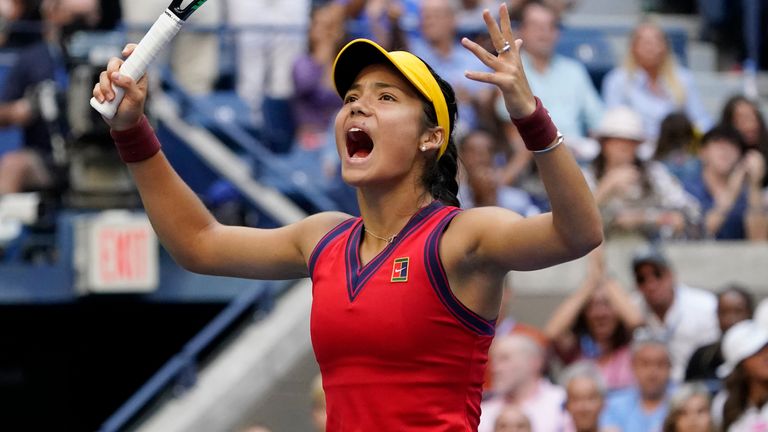 Emma Raducanu produced a sensational performance to win the US Open final