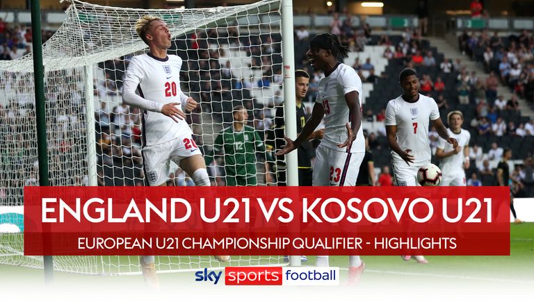England U21s 2-0 Kosovo U21s