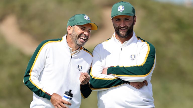 Sergio Garcia and Jon Rahm will go out for Team Europe in the opening session 
