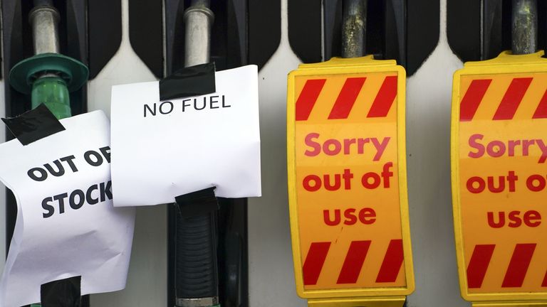 Many petrol stations have run out of fuel after many people started 'panic buying'.