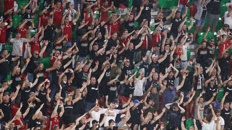 AP - Hungary fans