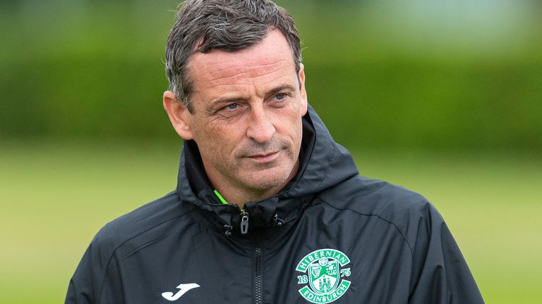 Hibernian boss Jack Ross (SNS)