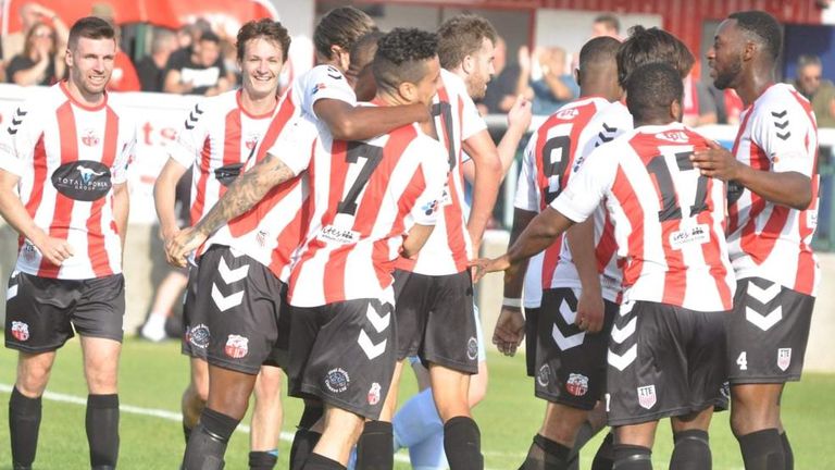 Jahmal Howlett-Mundle, Sheppey United goal celebration