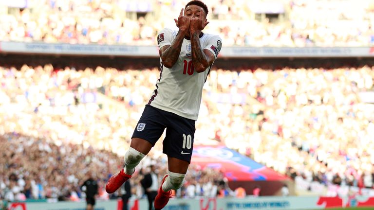 Jesse Lingard scored twice in the World Cup qualifying victory over Andorra at Wembley