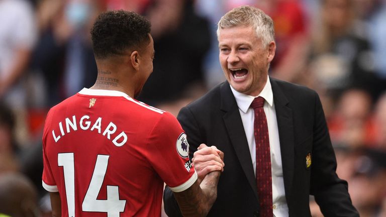 Ole Gunnar Solskjaer and Jesse Lingard