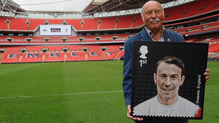 Jimmy Greaves during the Royal Mail Stamp Launch at Wembley Stadium on May 8, 2013 in London, England.