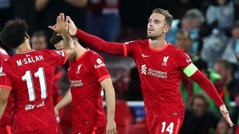 Jordan Henderson hammered Liverpool back in front