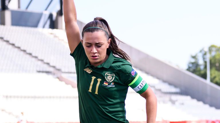 Republic of Ireland&#39;s Katie McCabe 