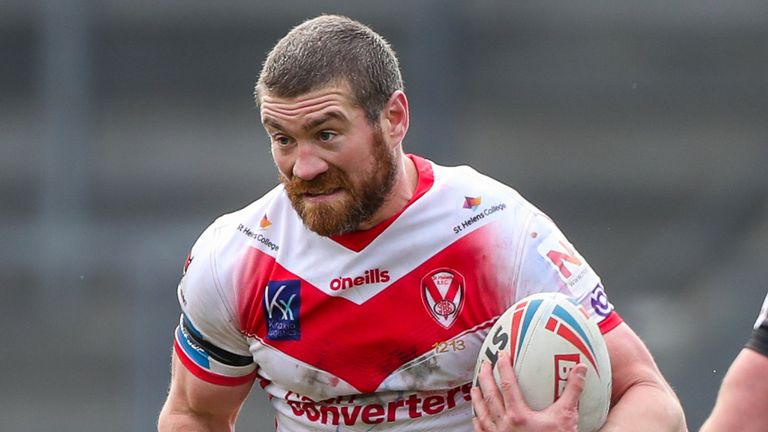 Picture by Alex Whitehead/SWpix.com - 10/04/2021 - Rugby League - Betfred Challenge Cup - St Helens v Leeds Rhinos - Totally Wicked Stadium, St Helens, England - Kyle Amor.