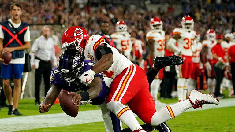 Kansas City Chiefs 35-36 Baltimore Ravens: Lamar Jackson leads Ravens to  stunning comeback win, NFL News